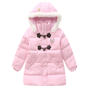 女童羽绒服撤柜正品喜羊羊与灰太狼童装儿童冬装保暖外套中童女孩