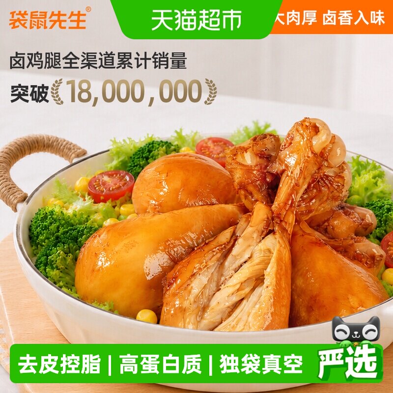 袋鼠先生卤香去皮鸡腿高蛋白健身图片