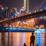 重庆解放碑洪崖洞红璞假日酒店（含双早+两江游船/云端之眼）