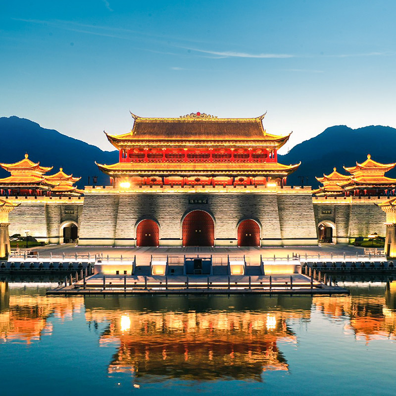 福州一日游闽越水镇(八闽古城)私家团寻梦千年闽越文化含车费门票