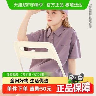 童装 多妙屋女童运动套装 上衣夏季 儿童春装 中大童休闲polo衫