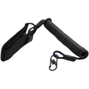 通用防丢防抢枪纲绳伸缩弹力64安全绳92挂绳92G钢丝绳加固钥匙扣