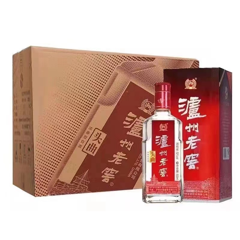 泸州老窖头曲52度500ml整箱装浓香型白酒优质口感饮品酒