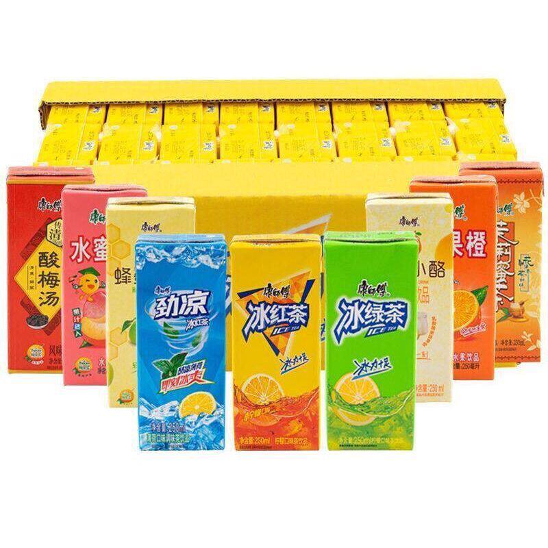 康师傅250ml*24盒冰红茶整箱装饮料整箱装小瓶装冰红茶饮料学生