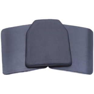 防弹胸插板 防刺钢板陶瓷板户外防身负重护胸 战术背心马甲护心板