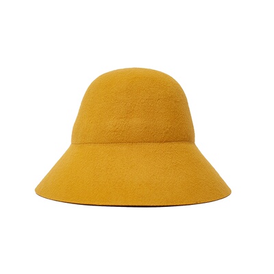 exception绵羊毛毛毡帽宽檐女装