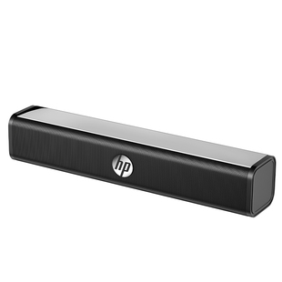 HP/惠普WS10电脑立体声音响台式家用重低音桌面有线长条小音箱usb