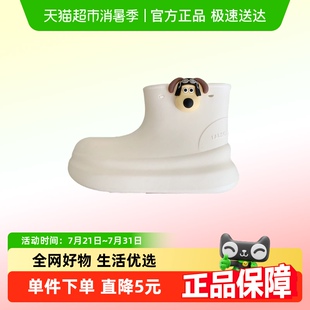 细细条 趣味卡通狗狗可爱水靴女 外穿防滑防水EVA四季 通用成人雨鞋
