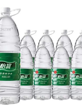 怡宝饮用水2.08Lx8瓶大瓶整箱批发家庭饮用水