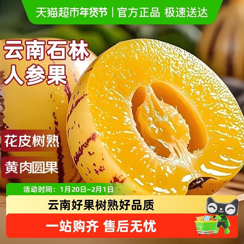 云南人参果树熟圆果人生果娃娃果七彩黄肉时令新鲜水果整箱,水产肉类/新鲜蔬果/熟食,人参果,淘宝优惠券,粉丝福利购,淘宝优惠卷