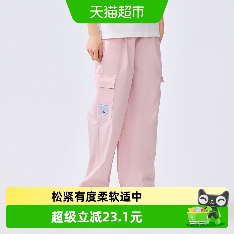 巴拉巴拉女童工装裤儿童裤子童装图片
