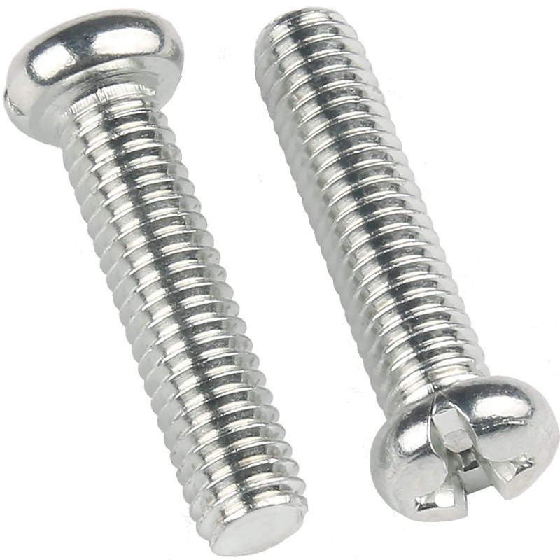 铁镀锌十字圆头螺丝机丝螺钉盘头螺栓机牙PM小螺丝钉M4M5M6M8M10