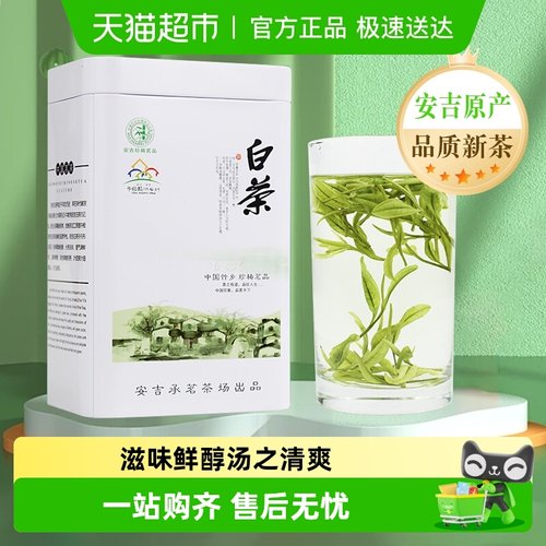 承艺茗茶绿茶安吉珍惜白茶