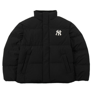 自营 羽绒服新款 MLB运动套装 男女装 潮流休闲保暖黑色套装 新款