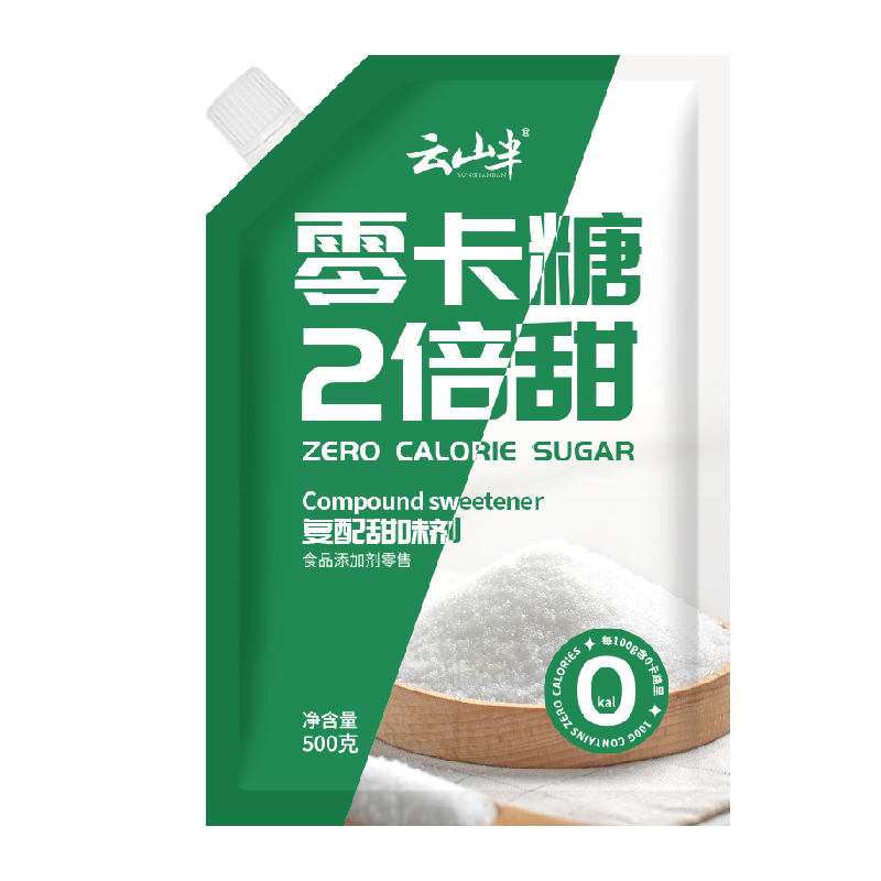 云山半零卡糖木糖醇2倍甜代糖