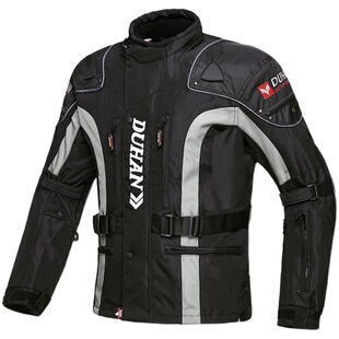 杜汉摩托车骑行服男四季机车服中长款赛车衣服骑士装备服装冬季