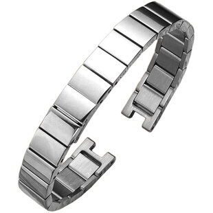 钢表带女适配小CK手表K8G236 K8G231 K8G235 K8G23146凹口钢表带