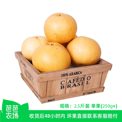 【芭芭农场兑换】丰水梨2.5斤250g+