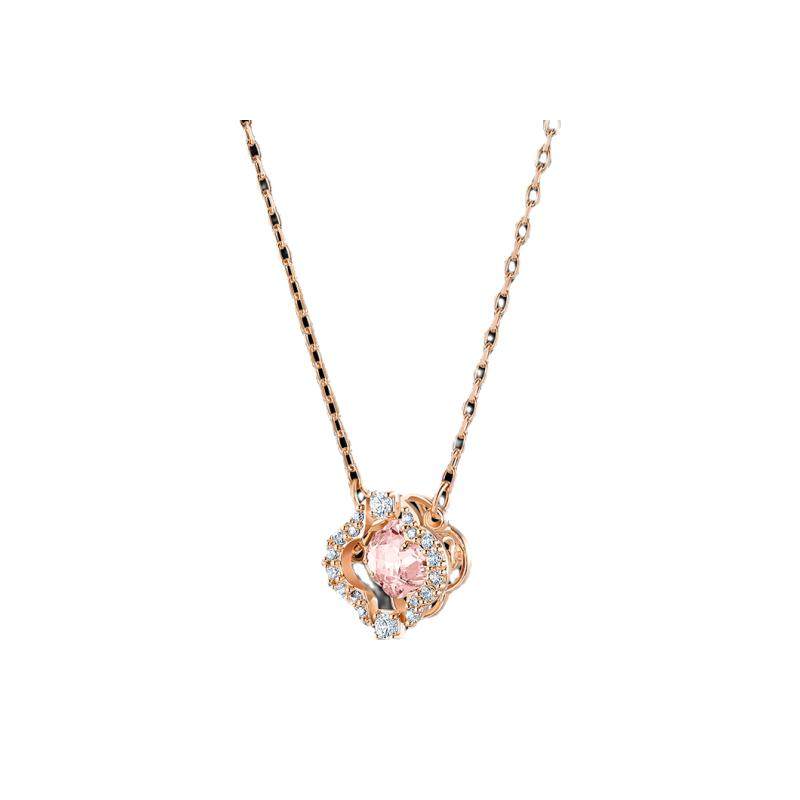 Swarovski施华洛世奇跳动的心四叶草造型女项链金色玫瑰玫瑰金,饰品/流行首饰/时尚饰品新,项链,淘宝优惠券,粉丝福利购,淘宝优惠卷