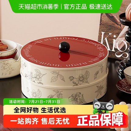 摩登主妇干果收纳盒客厅茶几家用法式复古果盘乔迁新居零食摆放盘
