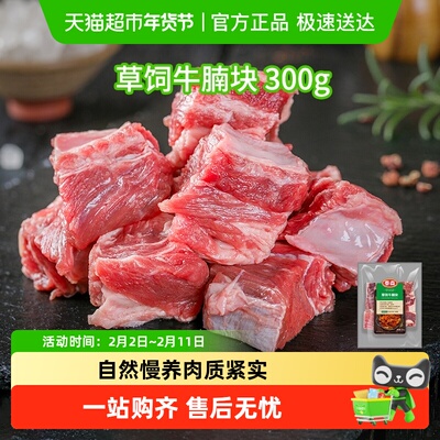 泰森草饲牛腩块生牛肉