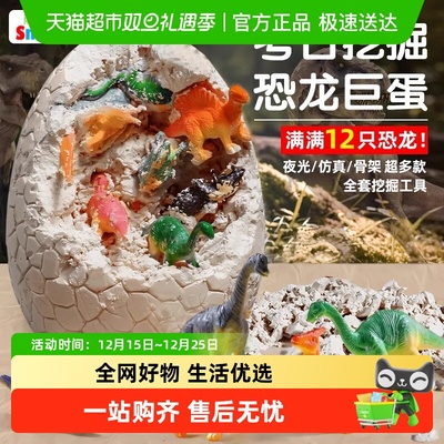 斯纳恩儿童考古挖掘玩具diy