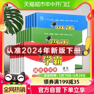 2024春新版下册经纶小学学霸提优大试卷一二三四五六年级同步训练