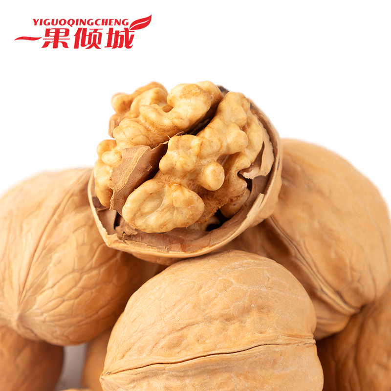 一果倾城原味薄皮核桃仁节日送礼盒每日坚果零食炒货新疆