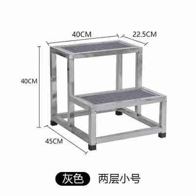 不锈钢脚踏凳加厚304家用梯踩脚凳洗车凳子踏步梯子台阶凳室内梯