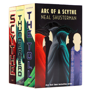 【自营】大镰刀三部曲 英文原版 The Arc of a Scythe Trilogy Scythe Thunderhead The Toll Neal  普利策奖获奖作品Shusterman