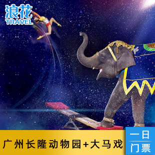 广州长隆国际大马戏大门票 长隆野生动物世界1日联票成人马戏套票
