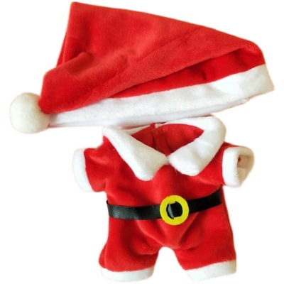 圣诞节套装红色裙子娃衣现货