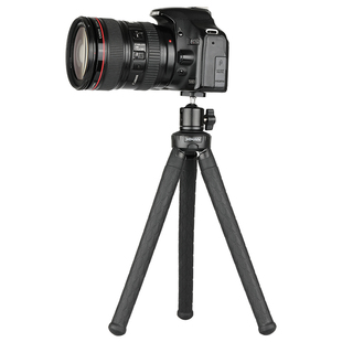 芯鲜PF03金属球形云台单反相机三脚架微单摄影配件手机直播补光灯自拍vlog拍摄支架三角架角度调整简易底座