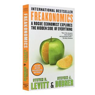 Freakonomics 英文原版书籍 魔鬼经济学 史蒂芬 格林斯潘罗辑思维 经济管理类行政人力资源管理类书籍 英文原版