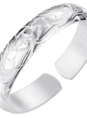 苏园林云南雪花999凤凰银手镯