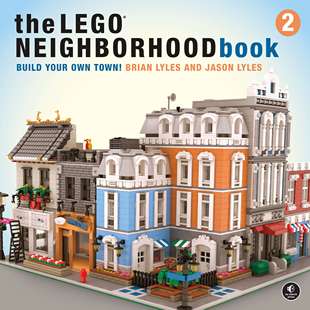 City Lego Book Neighborhood The Build 英文原版 乐高街景搭建指南2 Own Your