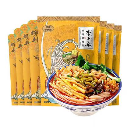 李子柒原味螺蛳粉330g216g广西柳州速食网红螺蛳粉特产米粉米线
