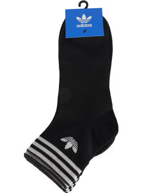 【自营】阿迪达斯三叶草男女ORI TREF ANK 3P运动休闲袜KA9263