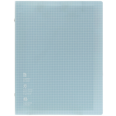 a5金属夹20孔活页本点线方格内页