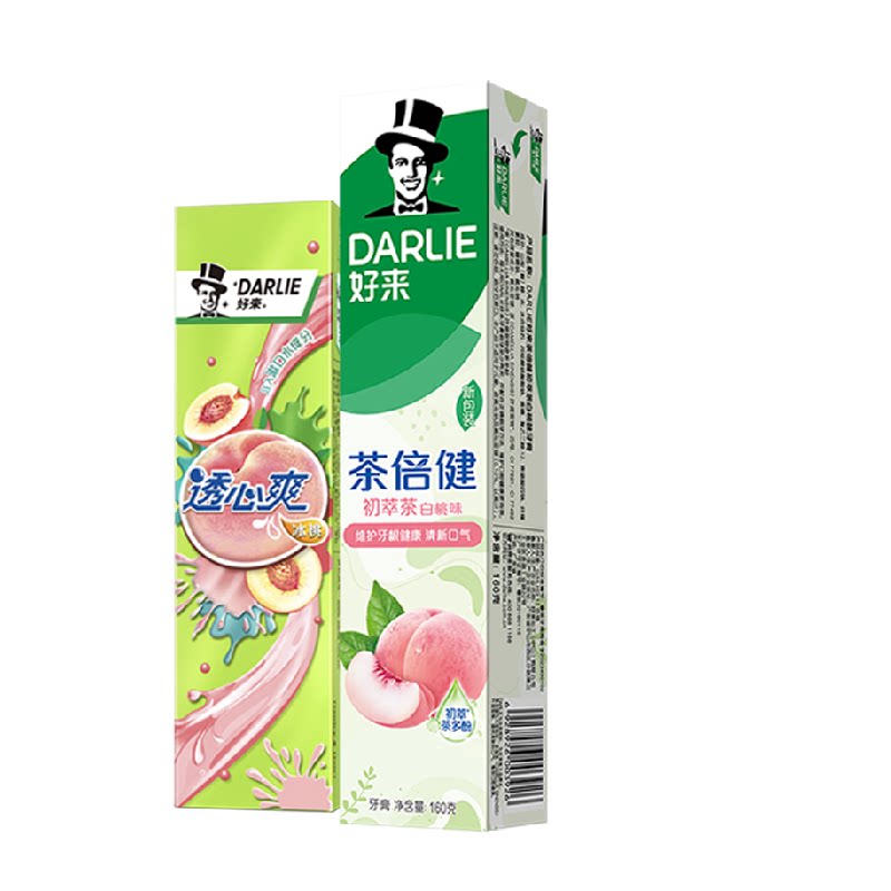 DARLIE好来初萃茶白桃冰桃牙膏图片