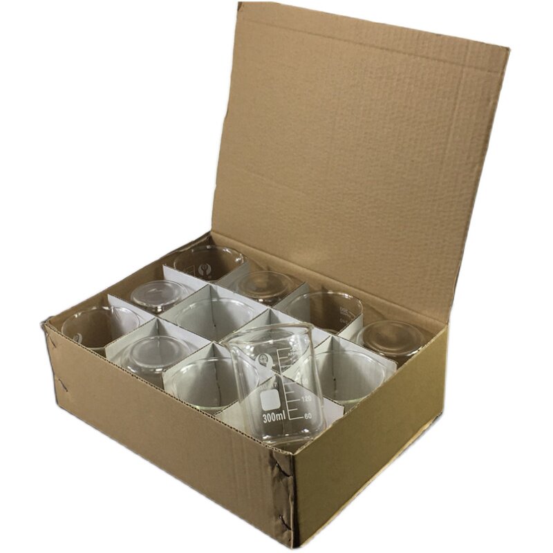 玻璃烧杯50ml100ml 250ml 500ml 1000ml带刻度耐高温材料实验量杯