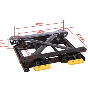汽车卡车座椅升高降低底座可倾斜改装 加高底座座位升降器房车用品