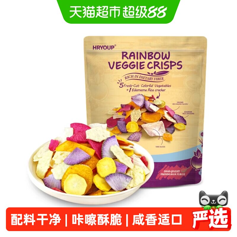 HRYOUP蔬菜脆420g综合蔬果干袋装零食休闲轻食