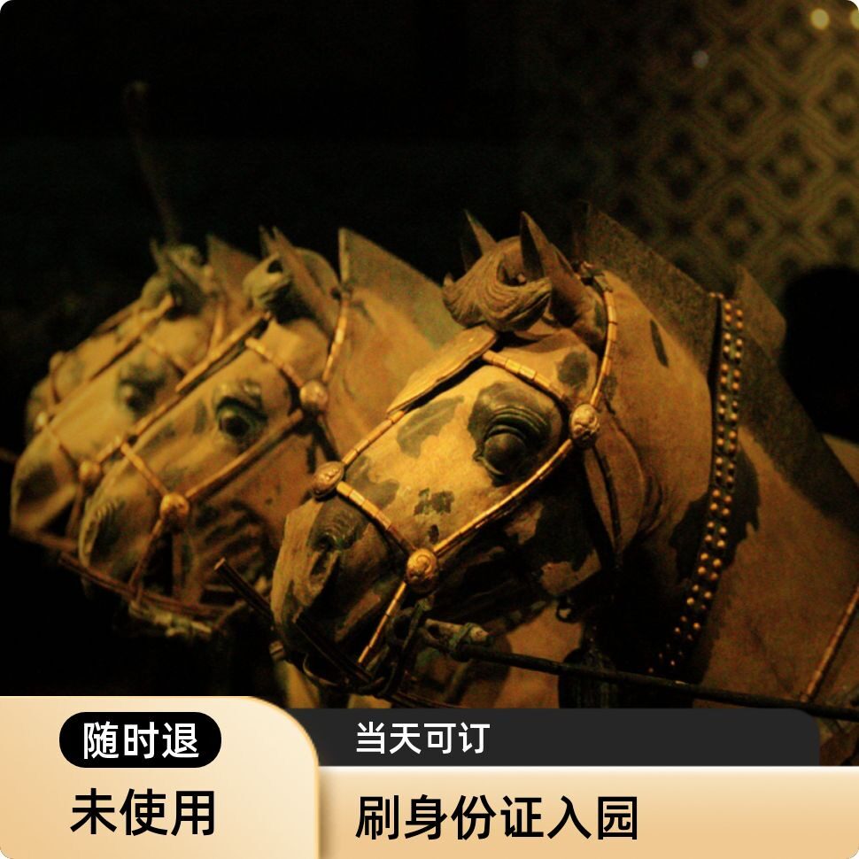[秦始皇帝陵博物院（兵马俑）-门票]秦始皇帝陵博物院(兵马俑)门票(含丽山园)票