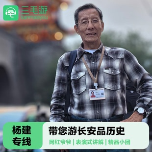 金牌说●网红导游爷爷杨建带你游西安陕西历史博物馆/碑林 门票可