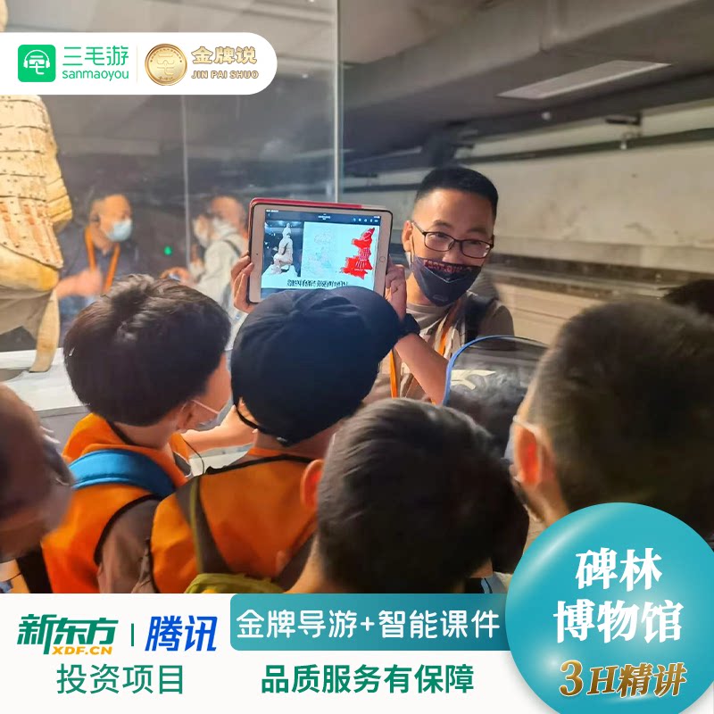三毛游◆西安碑林博物馆3H金牌讲解深度讲解10人小团含票研学大咖