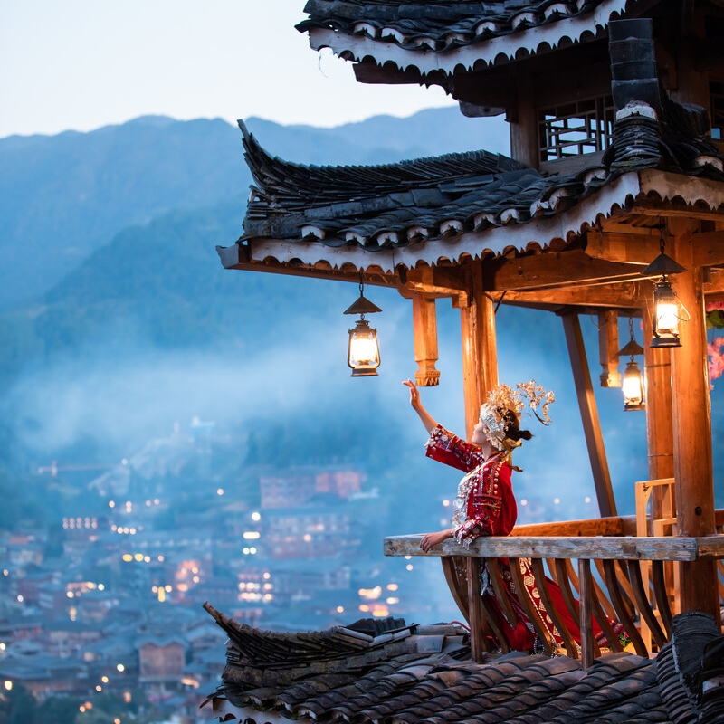 【香菇来了】私家团贵州旅游贵阳侗寨村超/大小七孔千户苗寨4日游