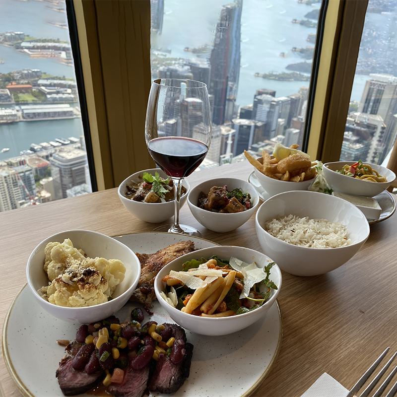 初海旅行 澳大利亚悉尼塔旋转餐厅 自助午餐晚餐预定 Skyfeast