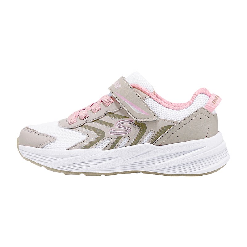 Skechers斯凯奇儿童运动鞋 女童低帮搭扣透气网布鞋