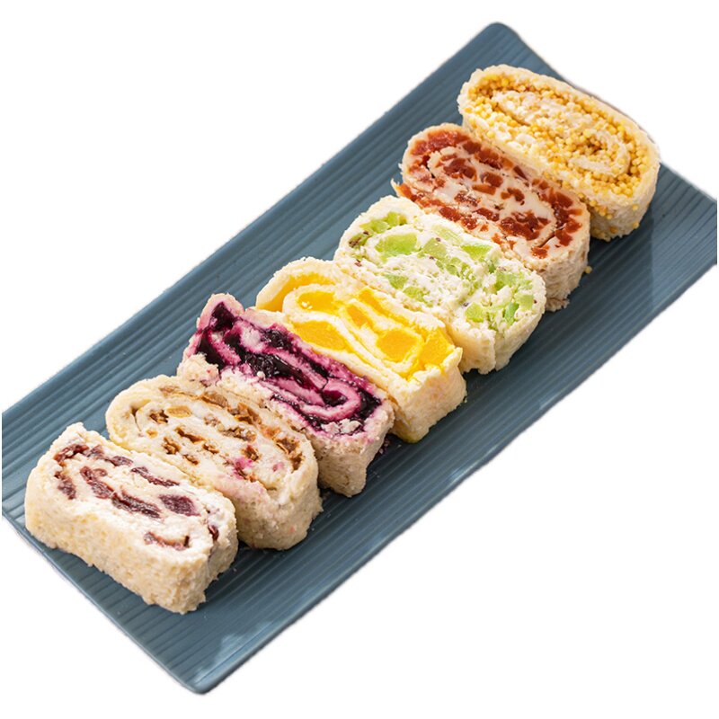 内蒙古奶皮卷鲜奶皮子卷毛巾卷芋泥奶酪卷奶制品营养零食瑞士卷形